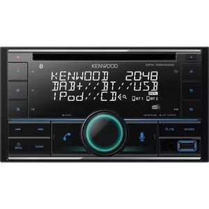 Kenwood DPX-7200DAB auto audio-video uztvērējs Melns 50 W Bluetooth