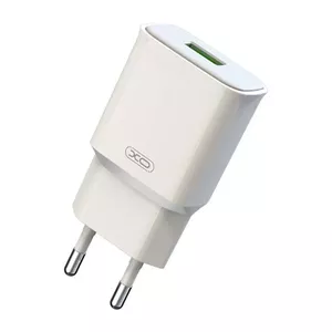 Настенное зарядное устройство XO L92D, 1x USB, 18 Вт, QC 3.0 (белый)