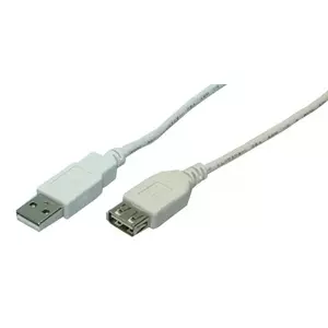 LogiLink USB 2.0 5m USB kabelis 0,5 m USB A Pelēks