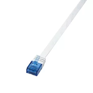 LogiLink 0.5m Cat6 U/UTP RJ45 tīkla kabelis Balts 0,5 m U/UTP (UTP)