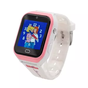 Technaxx 4937 smartwatch / sport watch 3,91 cm (1.54") Цифровой 240 x 240 пикселей Сенсорный экран 4G Розовый, Белый Wi-Fi GPS (спутниковый)