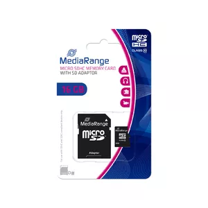MediaRange MR958 карта памяти 16 GB MicroSDHC Класс 10