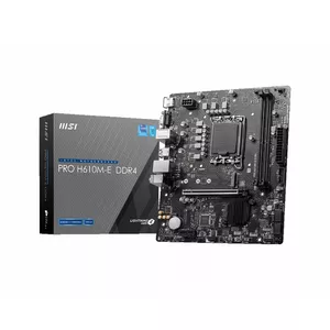 MSI PRO H610M-E DDR4 материнская плата Intel H610 LGA 1700 Микро ATX