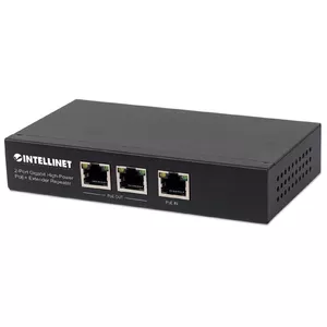 Intellinet 561266 tīkla pārslēgs Nepārvaldīts Gigabit Ethernet (10/100/1000) Power over Ethernet (PoE) Melns