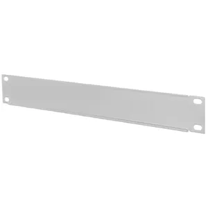 Intellinet 10" Blank Panel, 1U Cover for Unused Space in 10" Cabinet, Metal, Grey