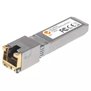 Intellinet Transceiver Module, 10 Gigabit Copper SFP+, 10GBase-T (RJ45) Port, 30m, up to 10 Gbps Data-Transfer Rate with Cat6a Cabling, MSA Complliant, Equivalent to Cisco MA-SFP-10G-T, Three Year Warranty