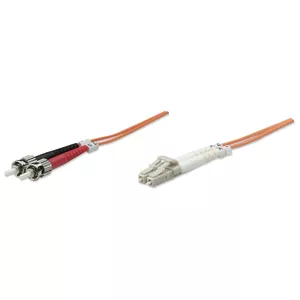 Intellinet 2m LC/ST optisko šķiedru kabelis OM1 Oranžs