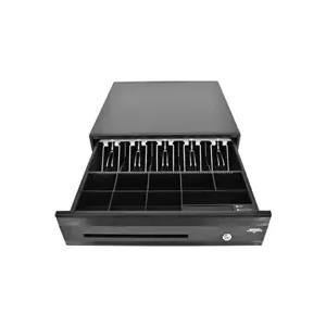 Денежный ящик Virtuos C425D-Luxe - шарикоподшипник, кабель, 9-24 В, черный