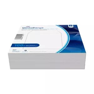 MediaRange BOX66 чехлы для оптических дисков чехол-конверт 1 диск (ов) Белый