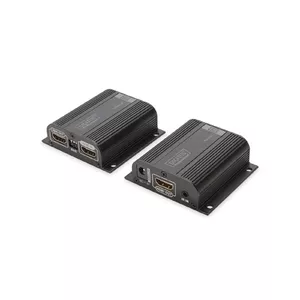 Digitus DS-55100-1 AV pagarinātājs Audio/video raidītājs un uztvērējs Melns