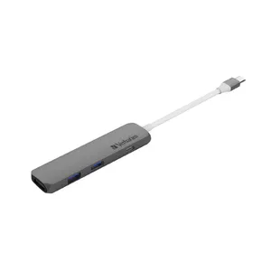 Verbatim 49540 хаб-разветвитель USB 3.2 Gen 1 (3.1 Gen 1) Type-C 5000 Мбит/с Серый