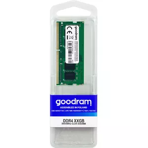 Goodram GR2666S464L19S/4G atmiņas modulis 4 GB 1 x 4 GB DDR4 2666 MHz