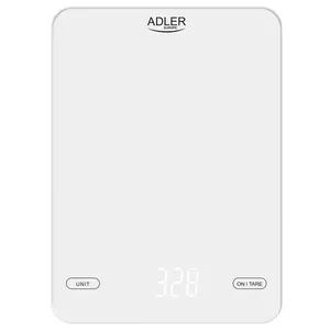 Кухонные весы Adler AD 3177w Максимальный вес (вместимость) 10 кг, точность 1 г, белые