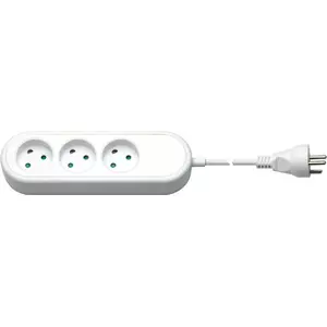 Goobay 77619 power extension 1.5 m 3 AC outlet(s) Indoor White