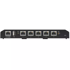 Ubiquiti EdgeSwitch 5XP Управляемый Gigabit Ethernet (10/100/1000) Питание по Ethernet (PoE) Черный