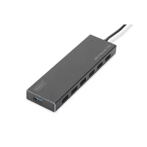 Digitus DA-70241-1 хаб-разветвитель USB 3.2 Gen 1 (3.1 Gen 1) Type-A 5000 Мбит/с Серый