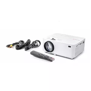 Technaxx TX-113 multimediālais projektors Standarta fokusa projektors 1800 ANSI lūmeni 800x480 Balts