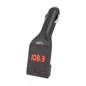 Setty Auto FM Bluetooth 4.0 Modulātors ar USB / SD / Micro SD Slot / Aux 3.5mm atbalstu