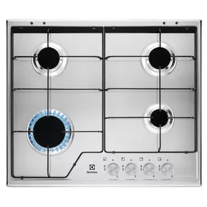 Electrolux KGS6424SX hob Stainless steel Built-in 56 cm Gas 4 zone(s)