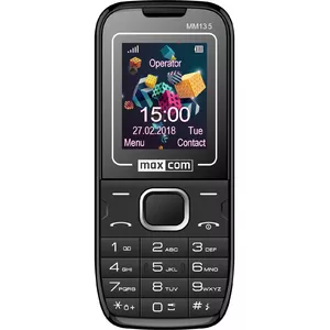 MaxCom MM135 mobilais telefons 4,5 cm (1.77") 60 g Melns, Zils