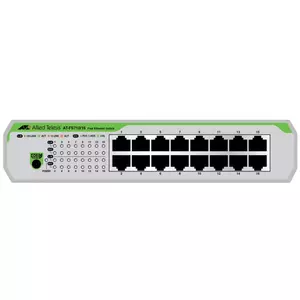 Allied Telesis AT-FS710/16-50 Неуправляемый Fast Ethernet (10/100) 1U Зеленый, Серый
