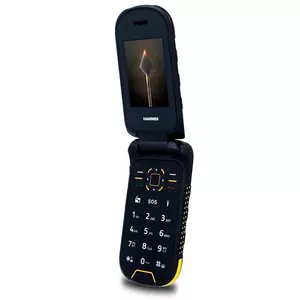 myPhone Hammer Bow 6,1 cm (2.4") 120 g Melns, Dzeltens Tālrunis ar kameru