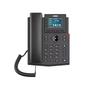 Fanvil X303P IP-телефон Черный 4 линий ЖК