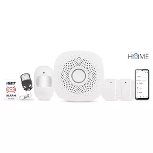 iGET HOME X1 - viedā Wi-Fi signalizācija, IP kameru un rozetes vadība lietotnē, Android, iOS
