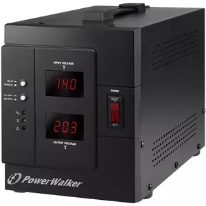 PowerWalker AVR 3000/SIV регулятор напряжения 230 V Черный