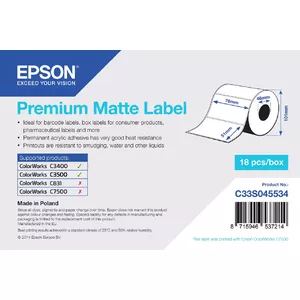 Epson Premium Matte Label Белый