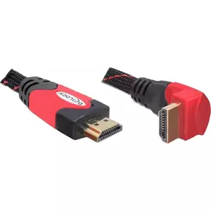 DeLOCK 2m HDMI HDMI кабель HDMI Тип A (Стандарт) Черный, Красный