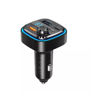 Автомобильное зарядное устройство XO transmiter FM BCC08 Bluetooth MP3 3,1A черный