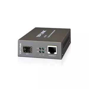 TP-Link MC220L сетевой медиа конвертор 1000 Мбит/с Многомодовое волокно, Одномодовое волокно Черный