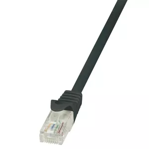 LogiLink 0.5m Cat.5e U/UTP сетевой кабель Черный 0,5 m Cat5e U/UTP (UTP)