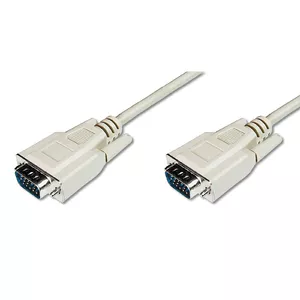 Digitus 1.8m D-Sub15 VGA кабель 1,8 m VGA (D-Sub) Бежевый