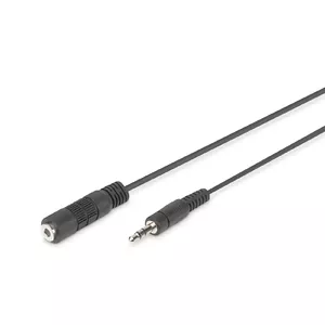 Digitus 1.5m, 2x3.5mm audio kabelis 1,5 m 3.5mm Melns