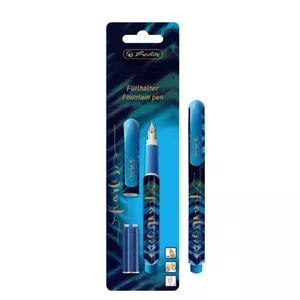 Herlitz New Batik Fearless fountain pen Cartridge filling system Blue, Gold 1 pc(s)
