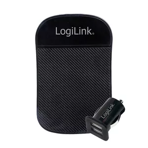 LogiLink PA0204 зарядное устройство для мобильных устройств Универсальная Черный Прикуриватель Для помещений