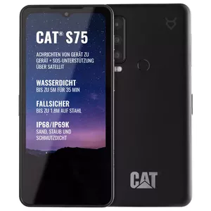 CAT S75 16,7 cm (6.58") Android 12 5G 6 GB 128 GB 5000 mAh Melns