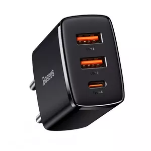 Baseus CCXJ-E01 mobile device charger Smartphone, Smartwatch, Tablet Black AC Fast charging Indoor
