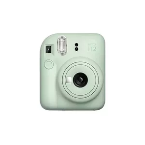 Fujifilm Instax Mini 12 kamera + Instax Mini spīdīgs (10pl), piparmētru zaļš