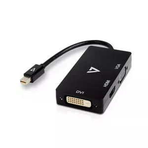 V7 V7MDP-VGADVIHDMI-1E 0,1 m Mini DisplayPort VGA / DVI / HDMI Черный