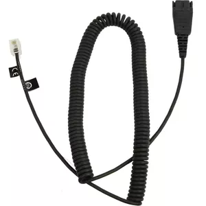 Jabra 8800-01-06 телефонный кабель 0,5 m Черный