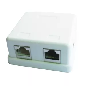 Gembird NCAC-HS-SMB2 розеточная коробка Белый
