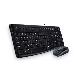 Logitech Desktop MK120 клавиатура Мышь входит в комплектацию USB Русский Черный