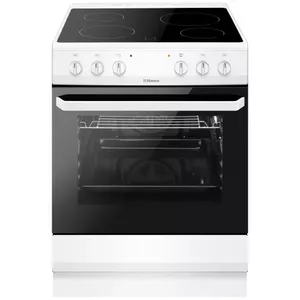 Hansa FCCW680009 кухонная плита Отдельностоящая плита для готовки Керамический Белый A