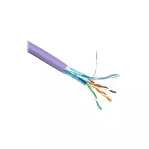 FTP кабель PlanetElite, Cat5E, провод, LS0H, Dca, фиолетовый, 305 м