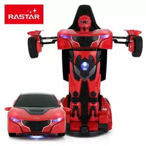 RASTAR transformējams auto RC 1:32 melns/dzeltens/sarkans/zils, 61800