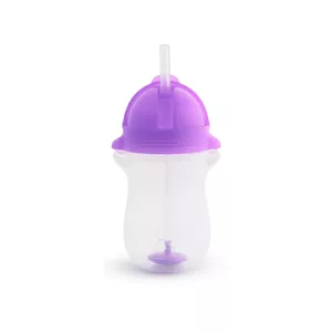 MUNCHKIN Any Angle Straw Cup, фиолетовый, 12м+, 295 мл, 90144