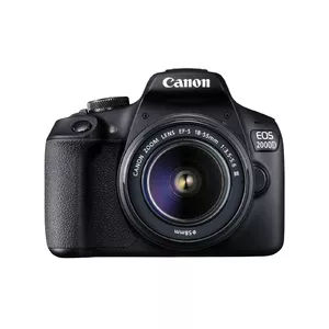 Canon EOS 2000D BK 18-55 IS + SB130 +16GB EU26 Однообъективный зеркальный фотоаппарат с объективом 24,1 MP CMOS 6000 x 4000 пикселей Черный